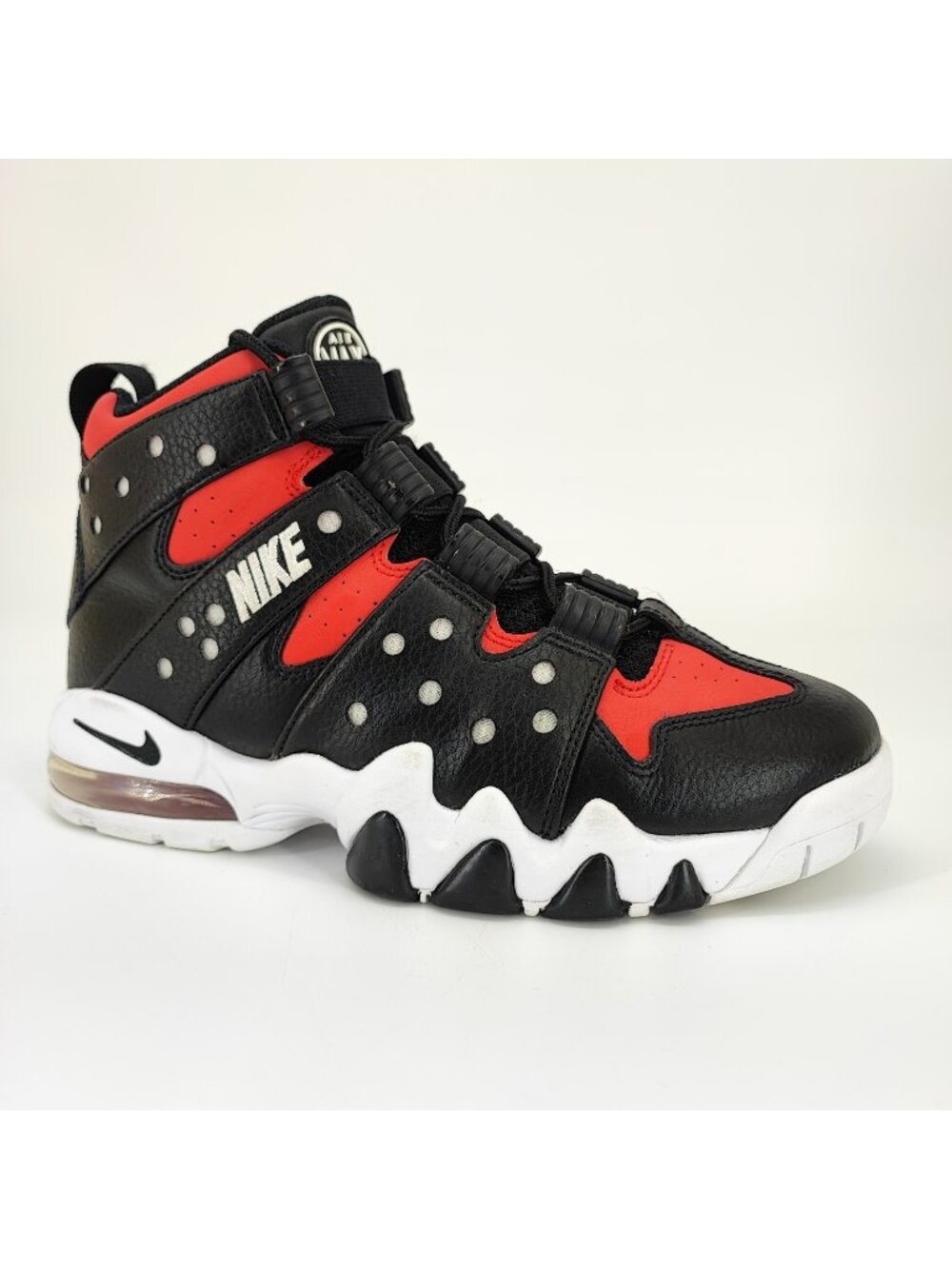 Nike Air Max2 CB 94 Size 6 US Black Gym Red Leather Sneakers FN6248-001